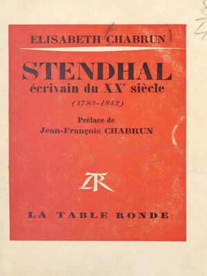 cover image of Stendhal